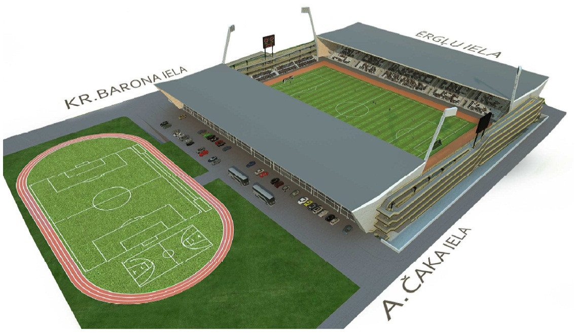 Проект футбольного стадиона