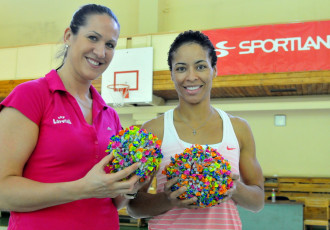 Foto: Rīgā viesojas WNBA spēlētāja Elisone Fīstere Foto: Rīgā viesojas WNBA spēlētāja Elisone Fīstere