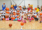 Foto: Akcija "Swebank Basketbols" meklē talantus Aizkrauklē