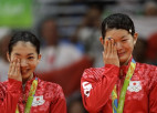 Japānai vēsturisks panākums badmintonā - pirmā zelta medaļa