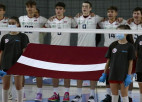 Latvijas U18 izlase atzīstami cīnās pirmajā setā ar spēcīgo Poliju