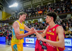 Ukraina Rīgā uzņems pasaules čempioni Spāniju