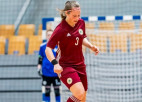 Latvijas telpu futbolistes EČ kvalifikāciju turpina ar 0:8 sagrāvi