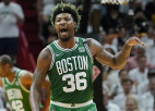 "Celtics" teicami realizē <i>trejačus</i> un pārliecinoši revanšējas "Heat"