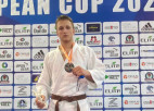 Džudists Duinovs izcīna zelta medaļu Eiropas junioru kausa posmā