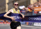 Eiropas čempionātā pirmās zelta medaļas tiek Polijas un Vācijas maratonistiem