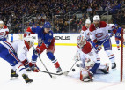 "Canadiens" Ņujorkā iztur "Rangers" spiedienu, "Jets" pārņem līderpozīciju Rietumos