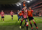 Bilbao dominē <i>atlētu</i> duelī un trešo reizi pēdējās piecās sezonās sasniedz kausa finālu