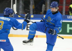 Kazahstānas jaunieši negaidīti apspēlē Čehijas hokeja jauno maiņu
