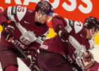 Pēc divām spēlēm divās dienās Latvijas izlases treniņā piedalās 11 hokejisti