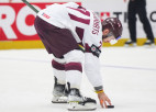 Kādas atzīmes pelnījuši Latvijas izlases hokejisti par spēli pret Vāciju?