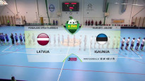 Pārbaudes spēle florbolā: Latvija - Igaunija. Spēles ieraksts