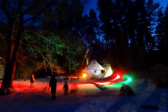 Foto: Ziemassvētku pasaka senču garā Latvijas Etnogrāfiskajā brīvdabas  muzejā