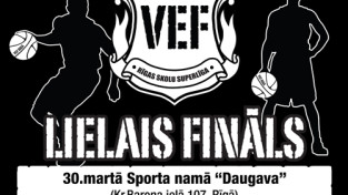„VEF Rīgas skolu superlīgas” fināls 30. martā sporta namā „Daugava”