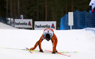 Video: Eksotisks slēpotājs izmēģina spēkus pasaules čempionātā