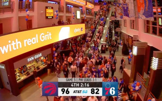 Video: ''76ers'' līdzjutēji lielā burzmā pamet arēnu vēl pirms spēles beigām