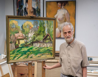 Gleznotāja Jura Ģērmaņa 80 gadu jubilejas izstāde “Mana pasaule”