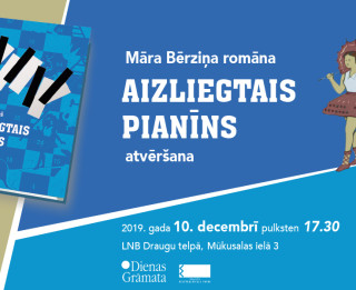 "Dienas Grāmata" jaunums - Māris Bērziņš "Aizliegtais pianīns"