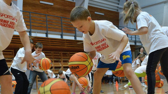 Foto: "Basketbols aicina" sporto Talsos