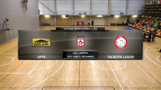 Video: LTFA 1. līga telpu futbolā: UPTK - Talsi/FK Laidze