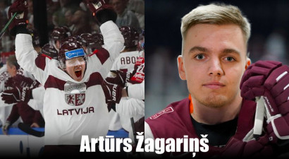 Erudīcijas spēle: rezultatīvākais izlases hokejists PČ - Žagars vai Žagariņš?