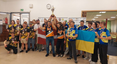 Latvijai zelts un sudrabs pasaules klubu komandu čempionātā galda hokejā