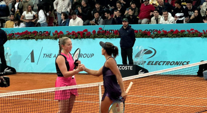Ostapenko pirmoreiz sasniedz Madrides "WTA 1000" astotdaļfinālu