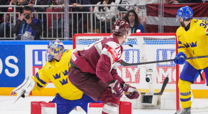 Ar atmiņām par 1/4 finālu: Latvija pret zelta pretendenti Zviedriju
