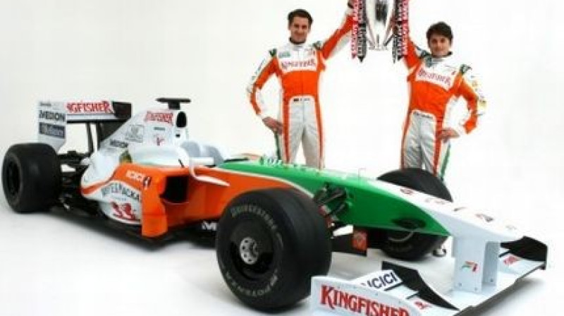 "Force India" jaunais modelis
Foto: www.f1fanatic.co.uk