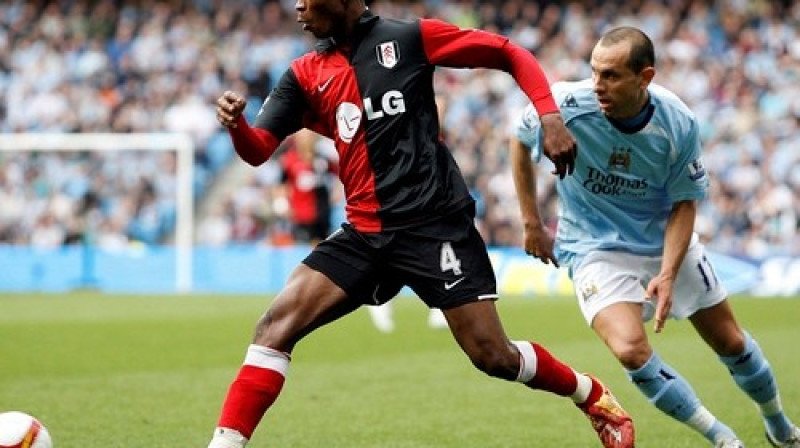 Epizode no "Manchester City" un "Fulham" spēles
Foto: AP