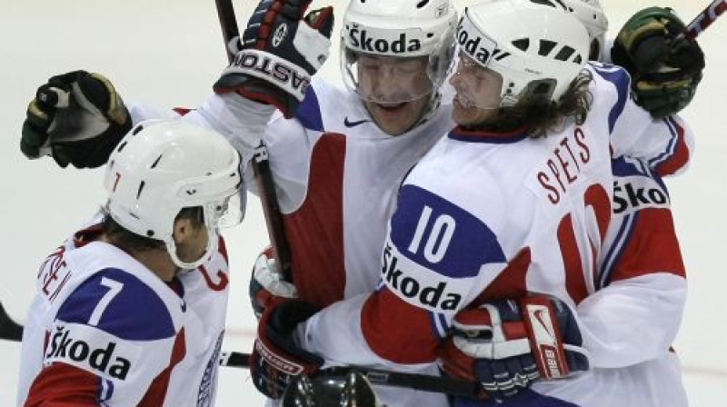 Norvēģijas izlases hokejisti
Foto: AP