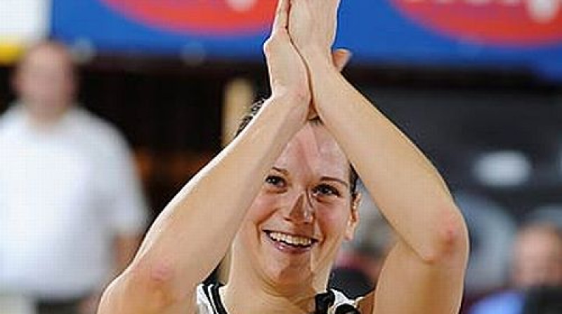 Anna Vajda guva 18 punktus, bet ar to bija par maz
Foto: eurobasketwomen2009.com