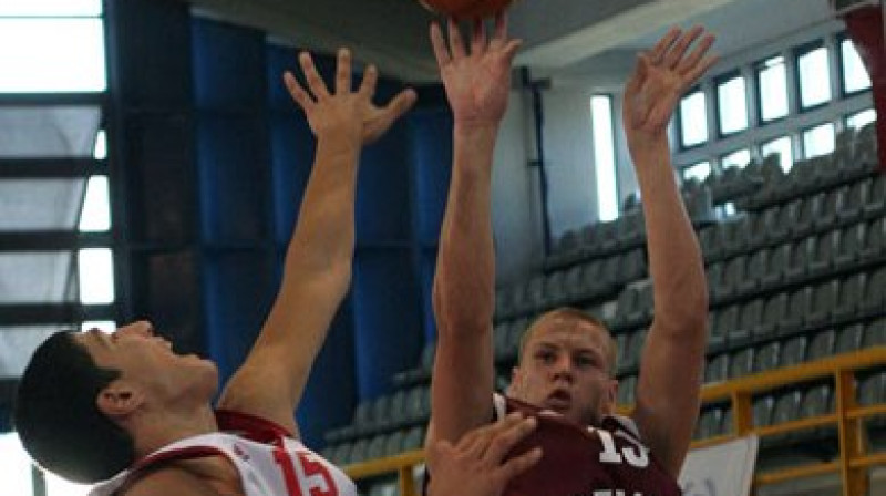 Armandam Ošiņam šis būs ceturtais Eiropas jaunatnes čempionāts.
Foto: www.fibaeurope.com