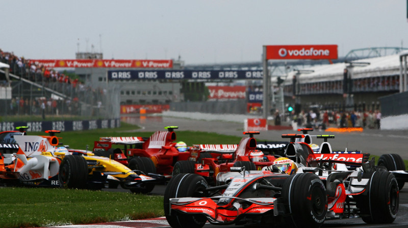 Pagājušā gada Kanādas "Grand Prix" starts
Foto: AFP