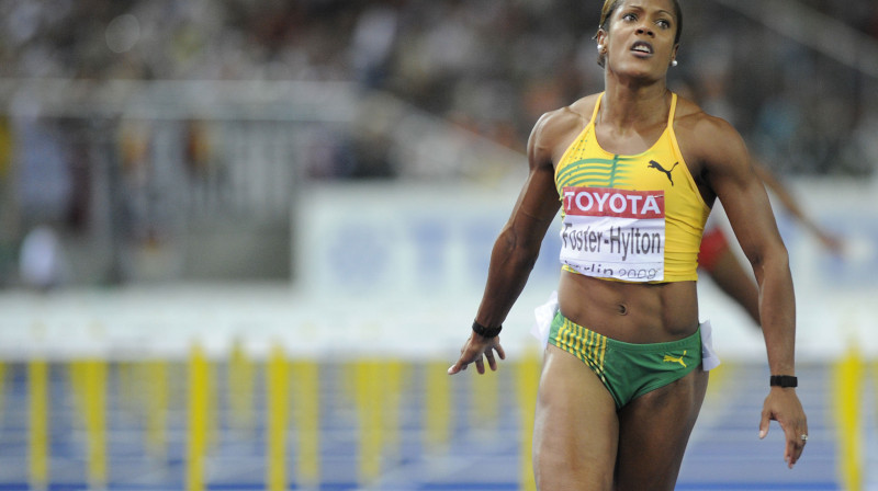 Uzvarētāja 100m barjerskrējienā Fostere-Hiltone.
AFP foto