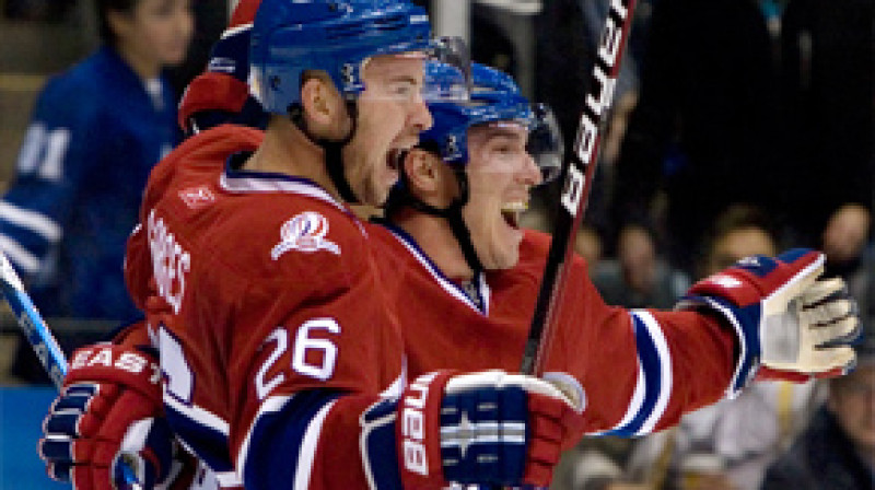 Monreālas "Canadiens" hokejisti
Foto: AP