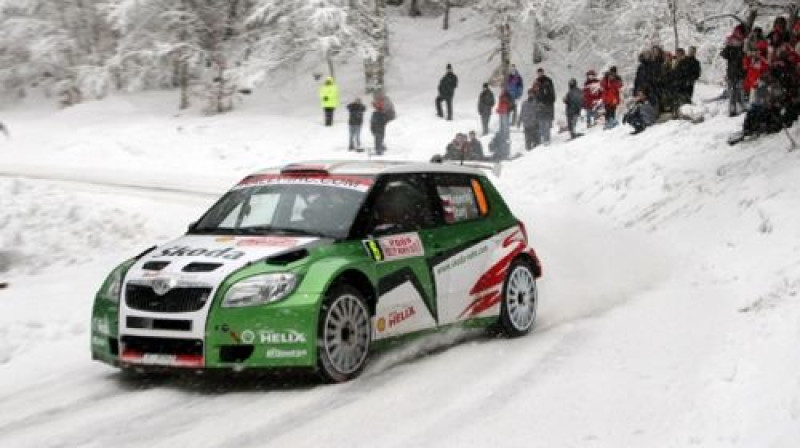 Juha Haninens pagājušā gada Montekarlo rallijā
Foto: www.ircseries.com