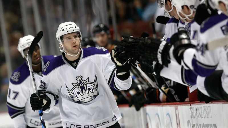 "Kings'' hokejisti atzīmē vārtus
Foto: AP/Scanpix