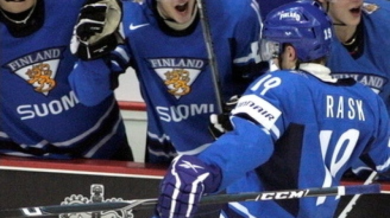 Somijas U-20 izlases hokejisti
Foto: AP/Scanpix