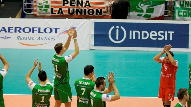 "Unicaja Almeria" komanda pēc savas pirmās uzvaras Čempionu līgā
Foto: cev.lu