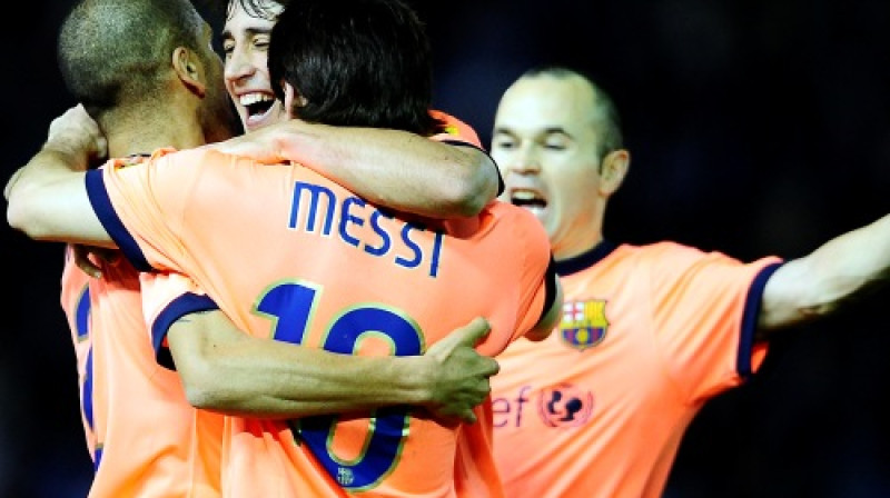 "Barcelona" futbolistu prieki
Foto: AP/ Scanpix Sweden