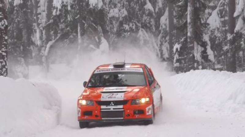 Andis Neikšāns/Pēteris Dzirkals pagājušā gada Norvēģijas WRC rallijā
Foto: www.neiksans.lv