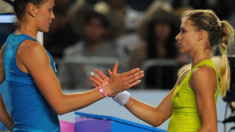 Dinaras Safinas pēdējā spēle bija pret Mariju Kiriļenko "Australian Open'' turnīrā
Foto: AFP/Scanpix