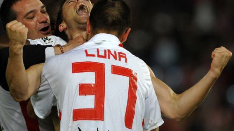 "Sevilla" prieki
Foto: AFP/ Scanpix