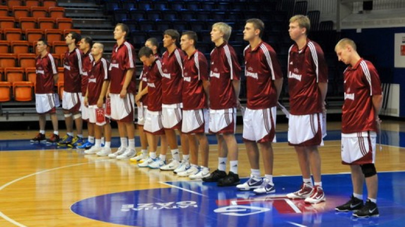 Latvijas vīriešu basketbola izlase
Foto: Romualds Vambuts, Sportacentrs.com