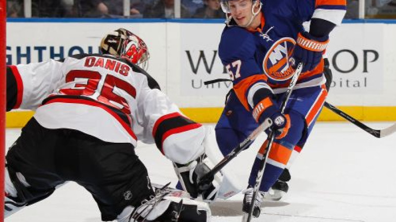 Jans Denī "Devils" vārtos
Foto: AP/Scanpix