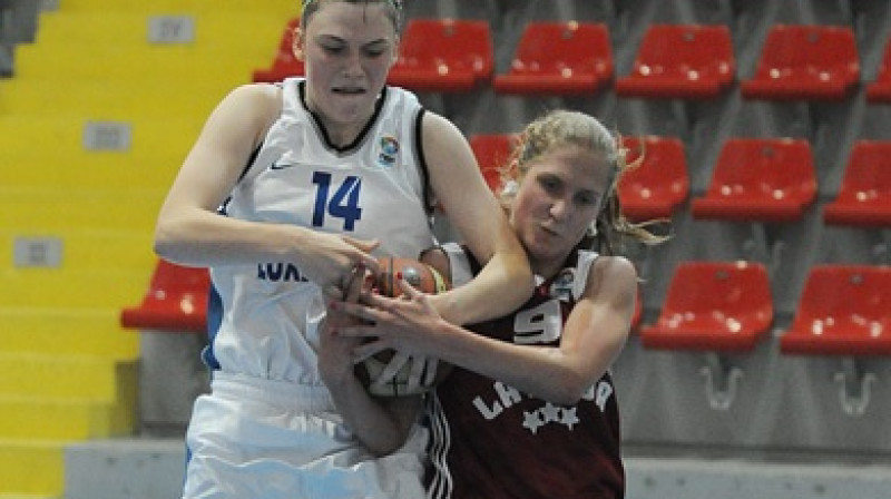 Krista Brīdiņa spēlē ar Luksemburgu
Foto: Dukovski D., fibaeurope.com