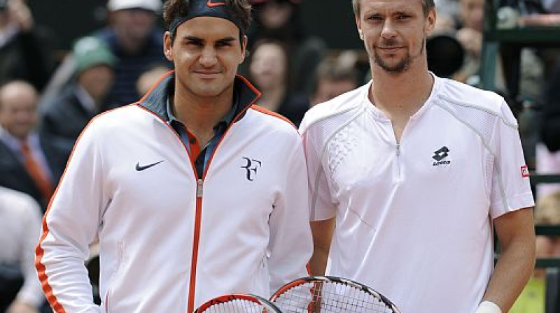 Rodžers Federers un Robins Soderlings
Foto: AFP/Scanpix