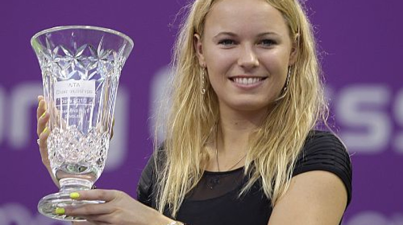 Karolīna Vozņacki kādreiz spēja uzvarēt turnīros
Foto: AFP/Scanpix
