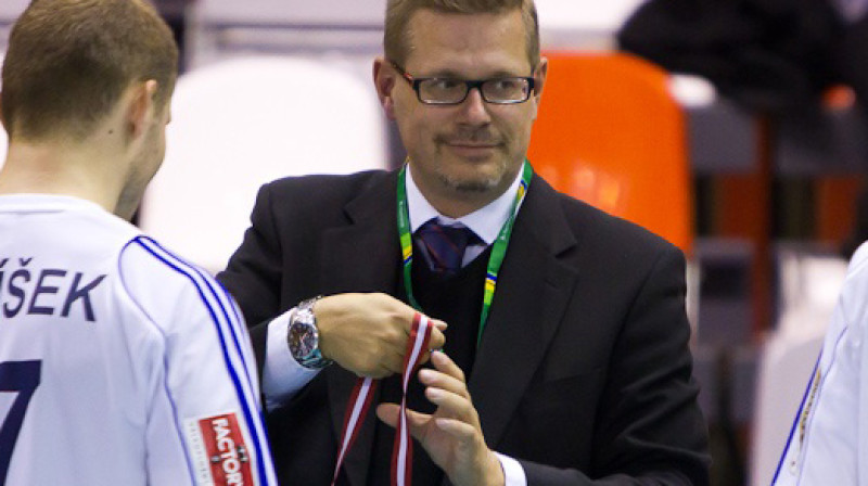 Zviedrijas Florbola federācijas viceprezidents Martins Volmheds
Foto: Mārtiņš Šults, www.floorball.lv